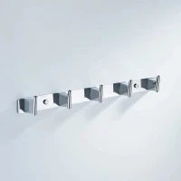 Крючки для ванной и кухни / планка с 5 крючками Shevanik SG5751, хром