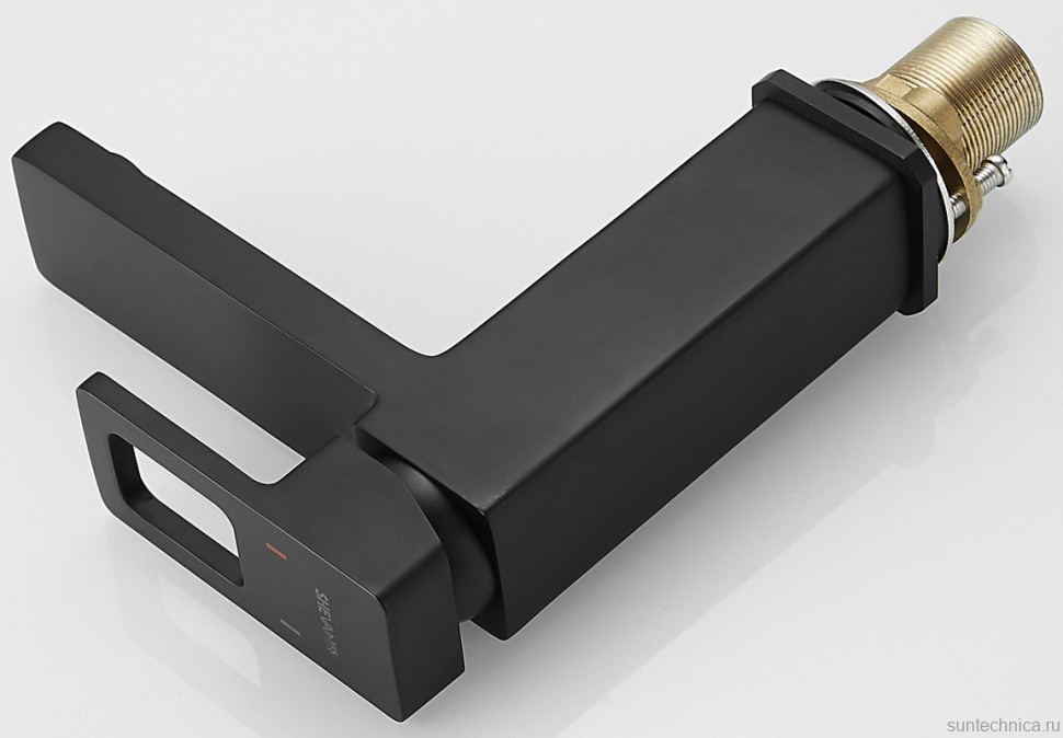 Смеситель для раковины Shevanik S8271H с гигиеническим душем, черный