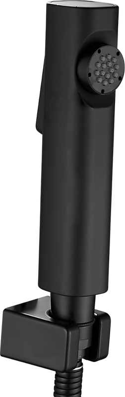 Смеситель для раковины Shevanik S8271H с гигиеническим душем, черный