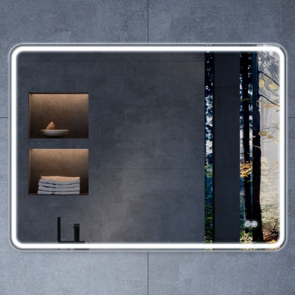 Зеркало Vincea VLM-3VC100-2 100х80 с подсветкой и антизапотевателем