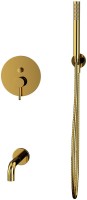 Душевой комплект WHITECROSS Y YSET06GL С ВНУТРЕННЕЙ ЧАСТЬЮ, золото