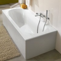 Акриловая ванна Villeroy & Boch Oberon UBQ180OBE2V-01 180x80 см, встраиваемая, цвет альпийский белый, на ножках