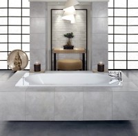 Акриловая ванна Villeroy & Boch Oberon UBQ180OBE2V-01 180x80 см, встраиваемая, цвет альпийский белый, на ножках