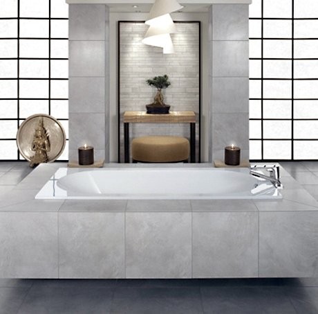 Акриловая ванна Villeroy & Boch Oberon UBQ180OBE2V-01 180x80 см, встраиваемая, цвет альпийский белый, на ножках