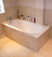 Акриловая ванна Villeroy & Boch Oberon UBQ180OBE2V-01 180x80 см, встраиваемая, цвет альпийский белый, на ножках
