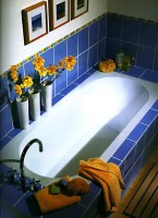 Акриловая ванна Villeroy & Boch Oberon UBQ180OBE2V-01 180x80 см, встраиваемая, цвет альпийский белый, на ножках
