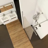 Душевая перегородка Ravak Walk-In Wall GW9WG0C00Z1 120х200 см, профиль хром Душевая перегородка Ravak Walk-In Wall GW9WG0C00Z1 120х200 см, профиль хром