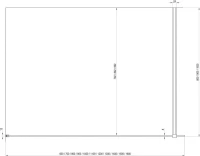 Душевая перегородка Ravak Walk-In Wall GW9WG0C00Z1 120х200 см, профиль хром Душевая перегородка Ravak Walk-In Wall GW9WG0C00Z1 120х200 см, профиль хром