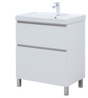 Тумба под раковину Aquanet Вега 70 690x460x790 напольная белый глянец