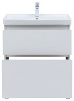 Тумба под раковину Aquanet Вега 70 690x460x790 напольная белый глянец