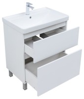Тумба под раковину Aquanet Вега 70 690x460x790 напольная белый глянец