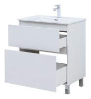 Тумба под раковину Aquanet Вега 70 690x460x790 напольная белый глянец