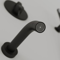 Душевой комплект Sancos Select SC3004MB черный матовый, С ВНУТРЕННЕЙ ЧАСТЬЮ