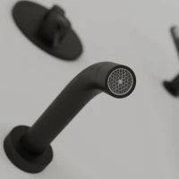 Душевой комплект Sancos Select SC3004MB черный матовый, С ВНУТРЕННЕЙ ЧАСТЬЮ
