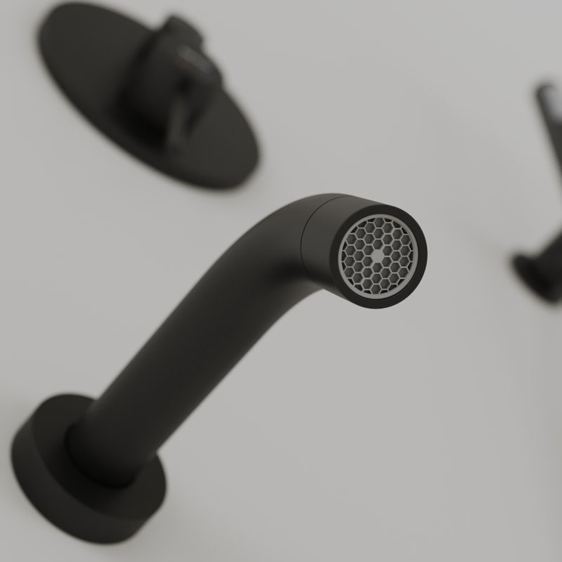 Душевой комплект Sancos Select SC3004MB черный матовый, С ВНУТРЕННЕЙ ЧАСТЬЮ