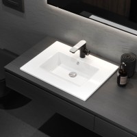 Раковина Berges Ego 61x48, глянцевая белая
