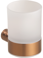 Стакан для ванной Bemeta Copra 176110010 настенный, медь, стеклянный