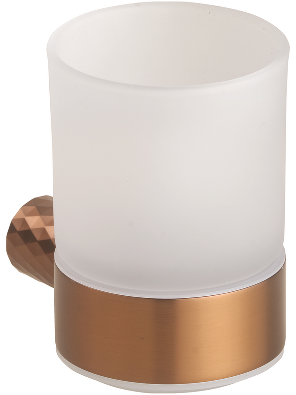 Стакан для ванной Bemeta Copra 176110010 настенный, медь, стеклянный