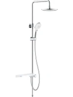 Душевой комплект Смеситель IDDIS Ray RAYSB02i02WA + Стойка RAYSW3Fi76 Душевой комплект Смеситель IDDIS Ray RAYSB02i02WA + Стойка RAYSW3Fi76