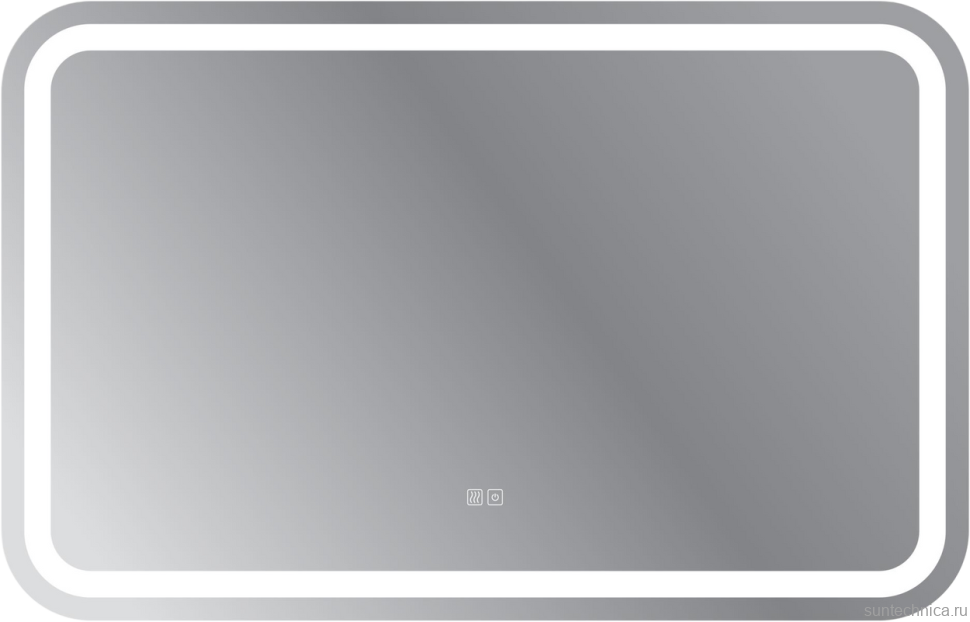 Зеркало Cezares Stylus 110х70, с подсветкой, с антизапотевателем