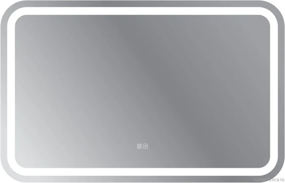 Зеркало Cezares Stylus 110х70, с подсветкой, с антизапотевателем