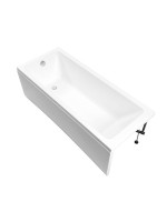 Акриловая ванна Aquanet Agata 352894 170x70 см, пристенная, белая, с каркасом