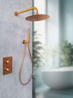 Душевой комплект AltroBagno Unione AltroBagnoUnione040410BC С ВНУТРЕННЕЙ ЧАСТЬЮ, матовая медь