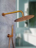 Душевой комплект AltroBagno Unione AltroBagnoUnione040410BC С ВНУТРЕННЕЙ ЧАСТЬЮ, матовая медь