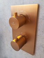 Душевой комплект AltroBagno Unione AltroBagnoUnione040410BC С ВНУТРЕННЕЙ ЧАСТЬЮ, матовая медь