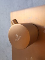 Душевой комплект AltroBagno Unione AltroBagnoUnione040410BC С ВНУТРЕННЕЙ ЧАСТЬЮ, матовая медь