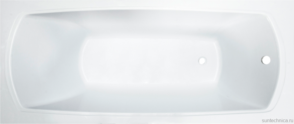 Ванна из искусственного камня Marmo Bagno Элза 170x75 см, встраиваемая, белая, на ножках