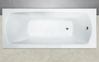 Ванна из искусственного камня Marmo Bagno Элза 170x75 см, встраиваемая, белая, на ножках