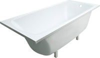 Ванна из искусственного камня Marmo Bagno Элза 170x75 см, встраиваемая, белая, на ножках