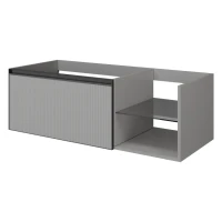 Тумба под раковину без столешницы Armadi Art Quatro 6 120 luna fuga, профиль anthracite