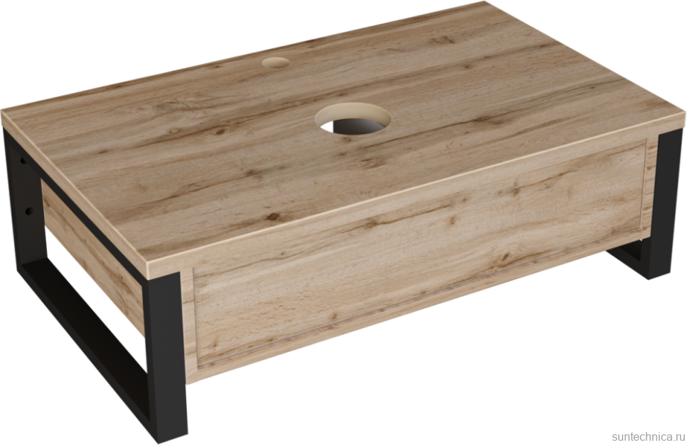 Тумба с раковиной 1MarKa Grunge Loft 60П дуб вотан