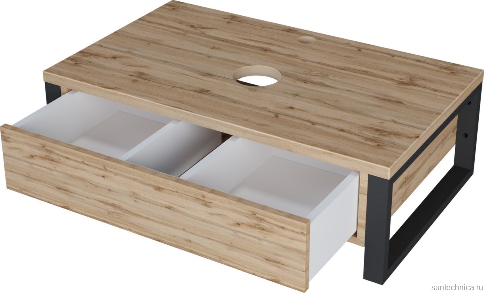 Тумба с раковиной 1MarKa Grunge Loft 60П дуб вотан