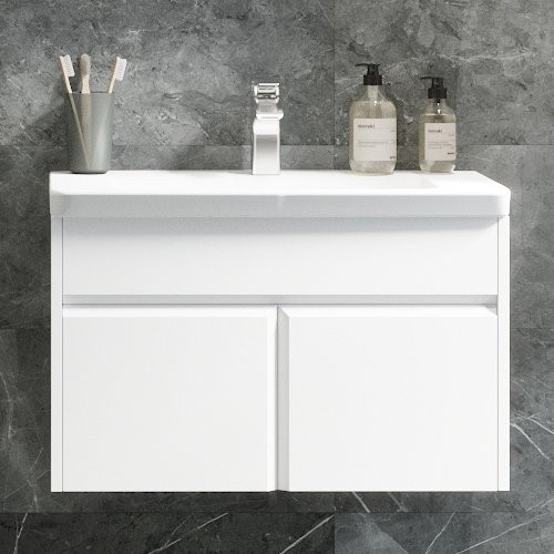 Тумба с раковиной Roca UP 80 белая