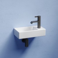 Раковина маленькая в туалет Ceramicanova Element CN6051L белый глянцевый