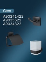 Дозатор для жидкого мыла AM.PM Gem A9036922 настенный, черный Дозатор для жидкого мыла AM.PM Gem A9036922 настенный, черный