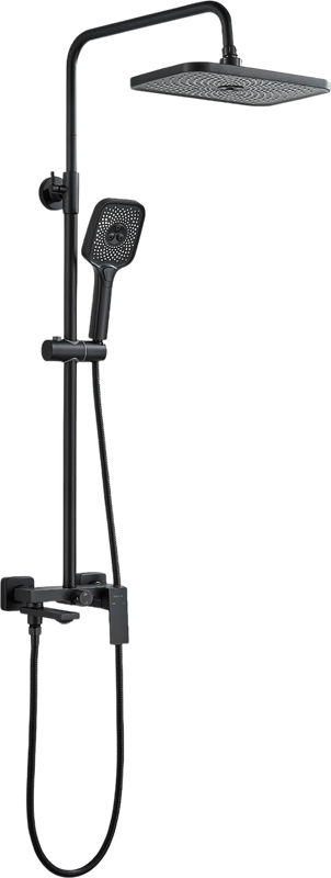 Душевая стойка Shevanik S9636H черная
