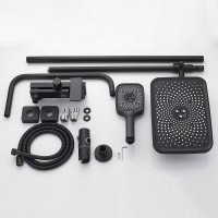 Душевая стойка Shevanik S9636H черная