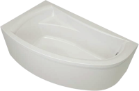 Акриловая ванна EUROLUX Como L 170x100 см, угловая, левая, пристенная, белая, асимметричная, с каркасом