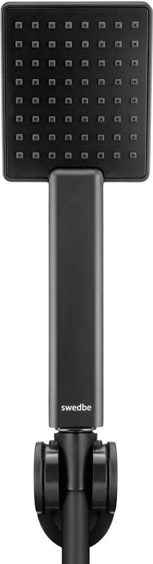 Душевой комплект Смеситель IDDIS Slide SLIBL00i67 + Гарнитур Swedbe Hermes 5136B + Подключение Built-in Shower Accessories 004BL00i62 + Излив SLIBL0Si63