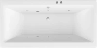 Акриловая ванна Excellent Pryzmat WAEX.PRY17.SOFT 170x75 см, встраиваемая, с гидромассажем, белая, с каркасом, со сливом-переливом
