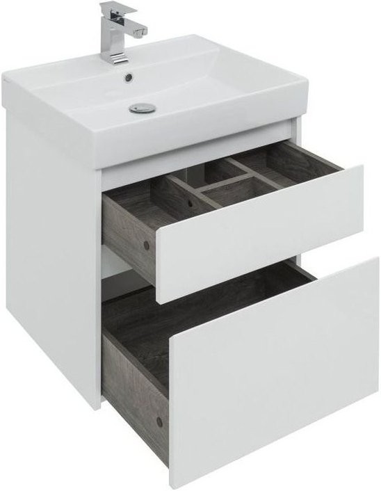 Тумба под раковину Aquanet Lino Nova Lite 60 2 ящика