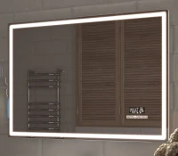 Зеркало Vigo Geometry Media 050 100 с подсветкой, с антизапотевателем