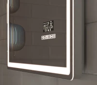Зеркало Vigo Geometry Media 050 100 с подсветкой, с антизапотевателем