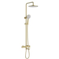 Душевая стойка Raglo R20.24.03 сатин золотой