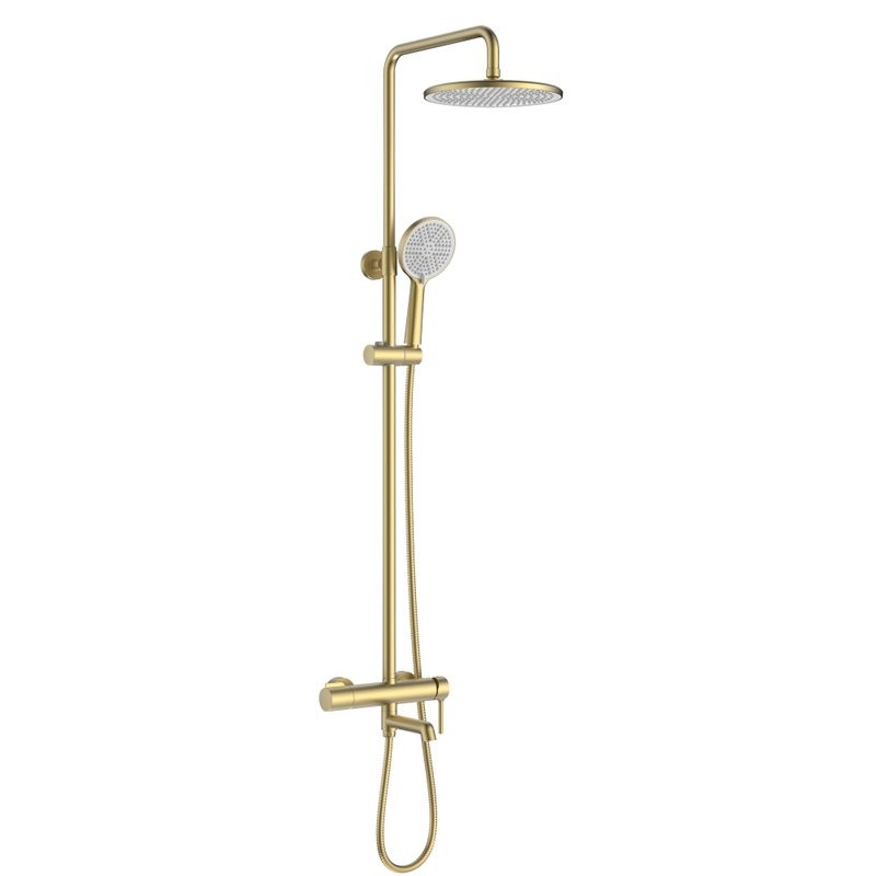 Душевая стойка Raglo R20.24.03 сатин золотой