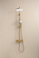 Душевая стойка Raglo R20.24.03 сатин золотой